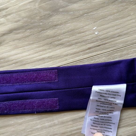 nwt Satin Sash in Regency Purple, Prom, Dance, Wedding - Picture 5 of 5